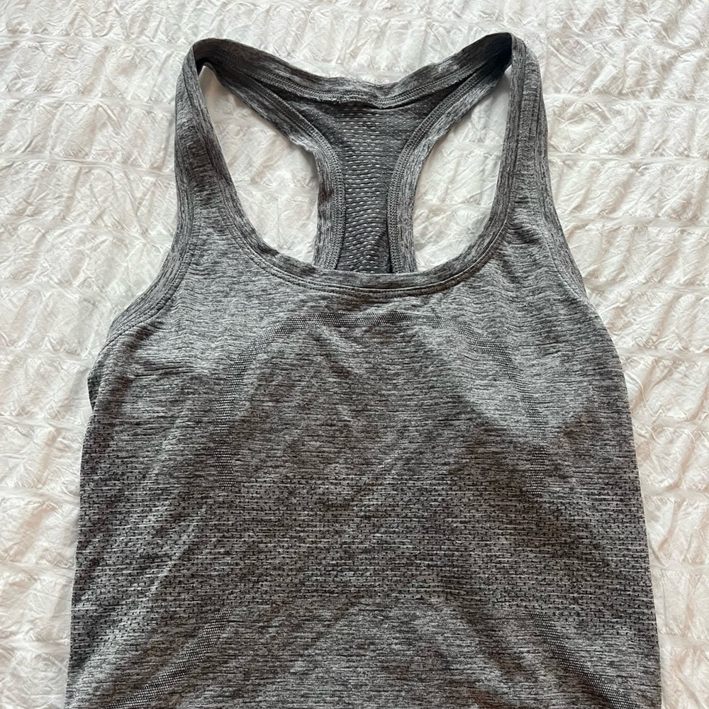 Lululemon Gray Racerback Tank Top